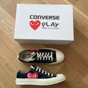 Comme des Garçons x Converse Black Men’s Size 10 Chuck 70 Ox 150206C